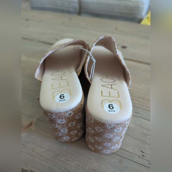 Beach by Matisse Daisy Cork Floral Platform Sandal Size 9 - Picture 5 of 7